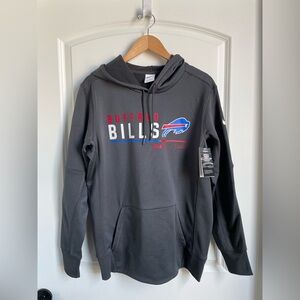 Nike Mens Buffalo Bills Gray Hoodie